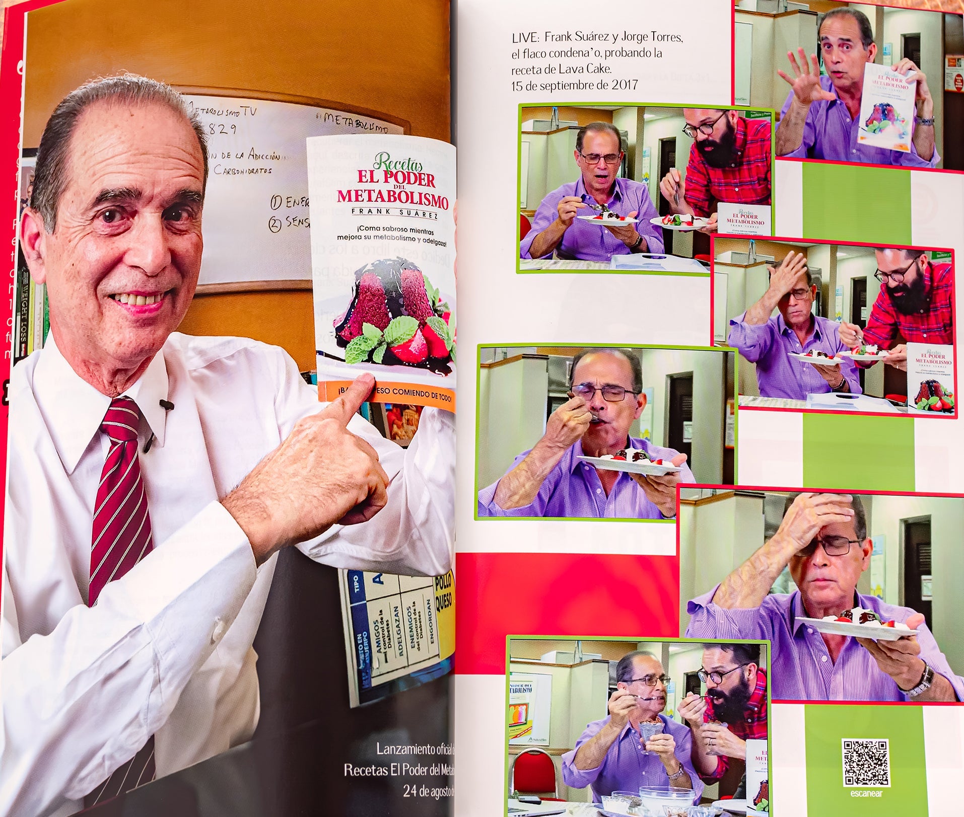 Recetas El Poder del Metabolismo por Frank Suárez