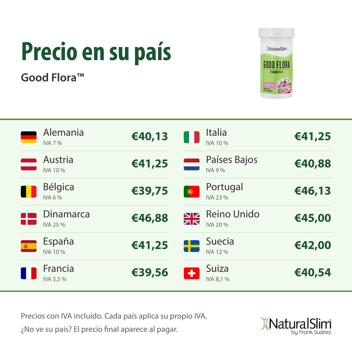 Precio en su país: Good Flora™