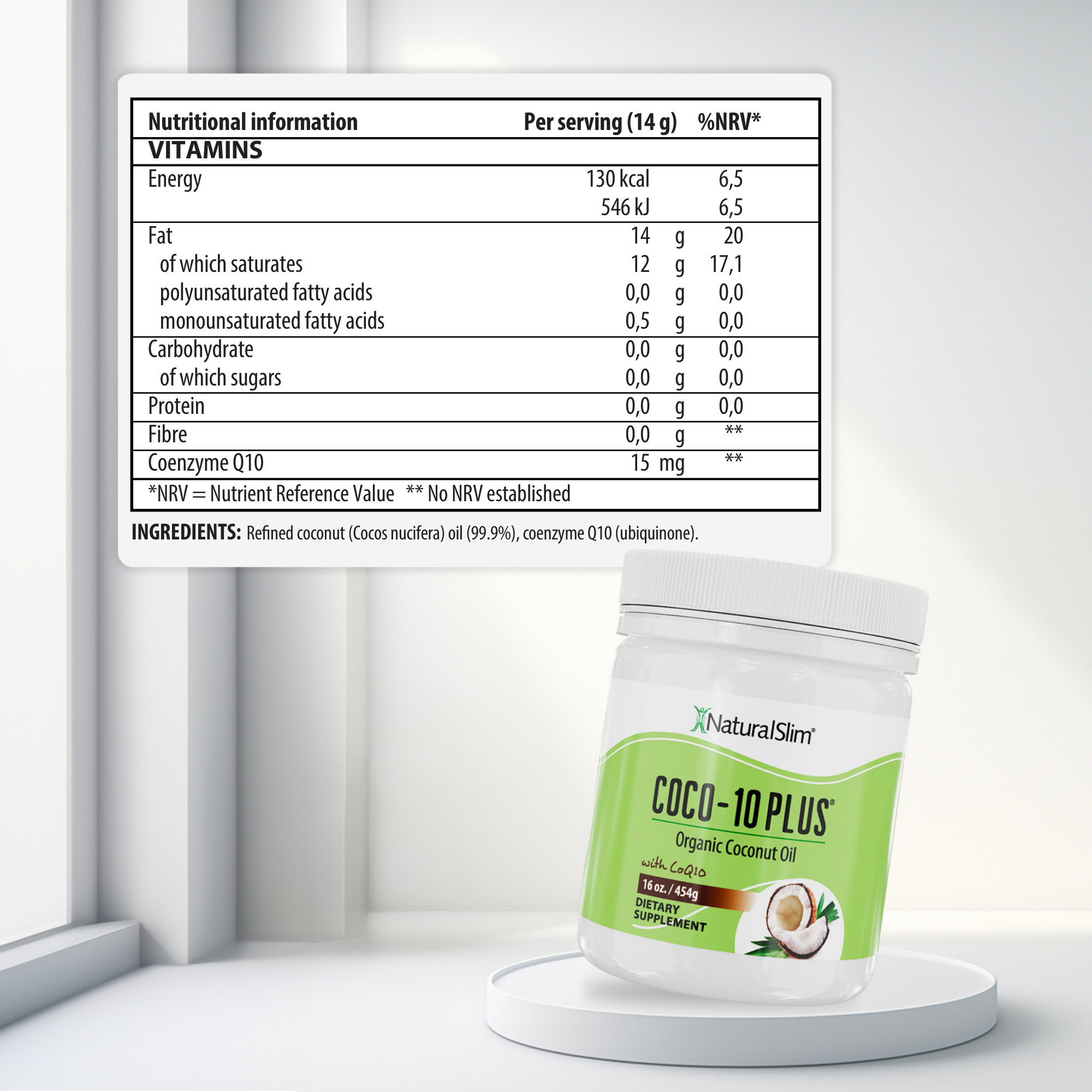 Coco-10 Plus nutritional information [facts:en]