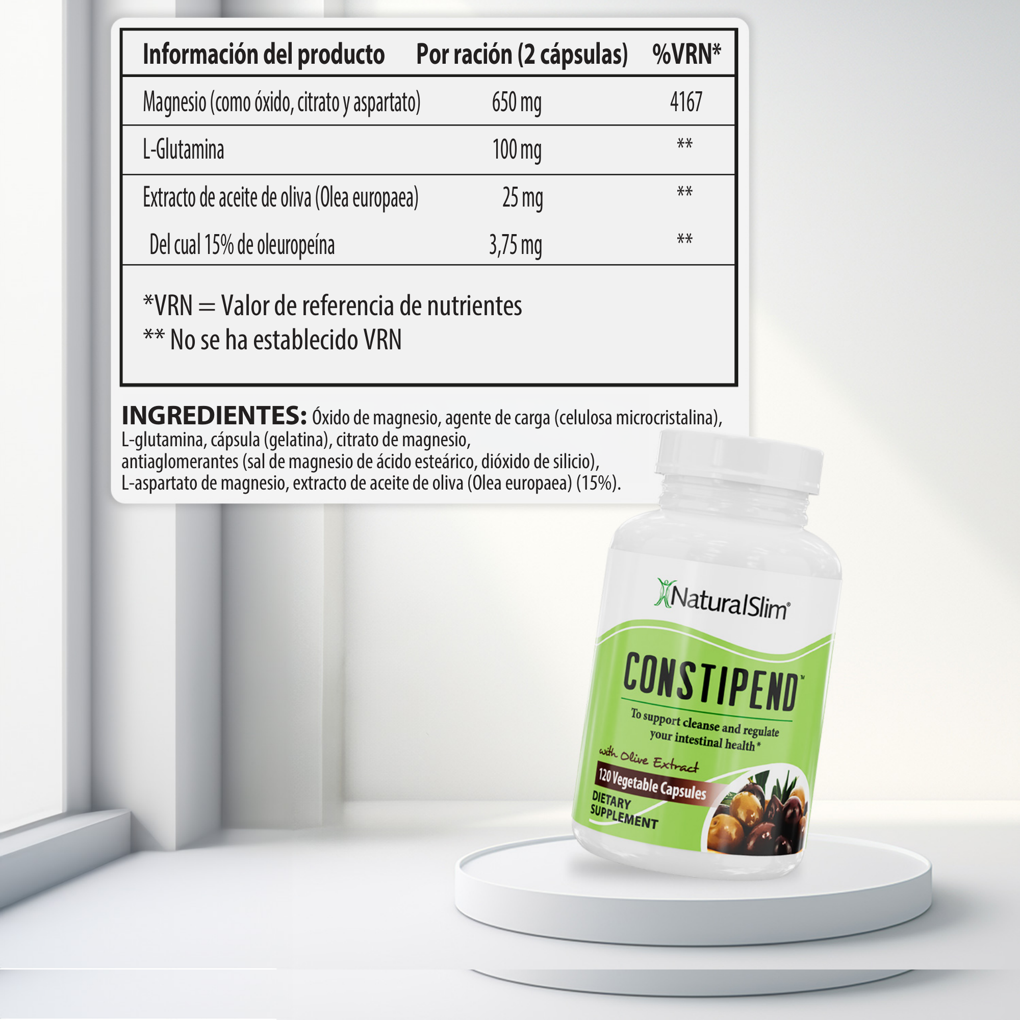 Constipend información nutricional [facts]