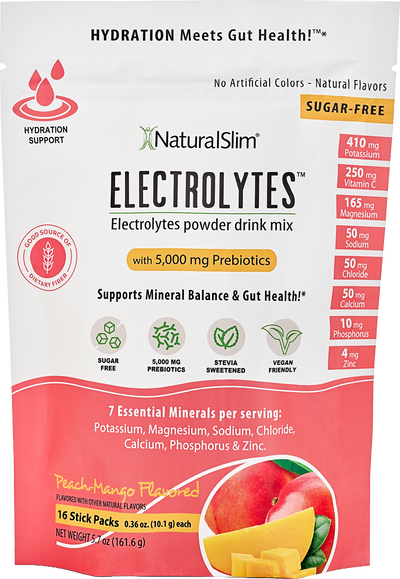 NaturalSlim Electrolitos™ Melocotón-Mango