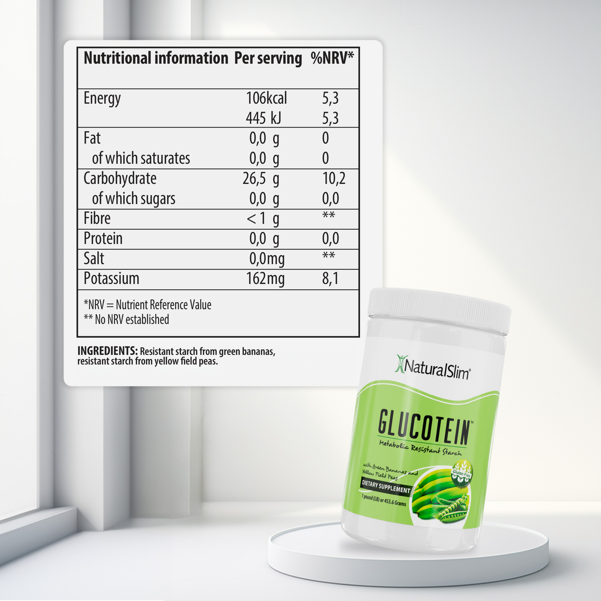 Glucotein nutritional information [facts:en]