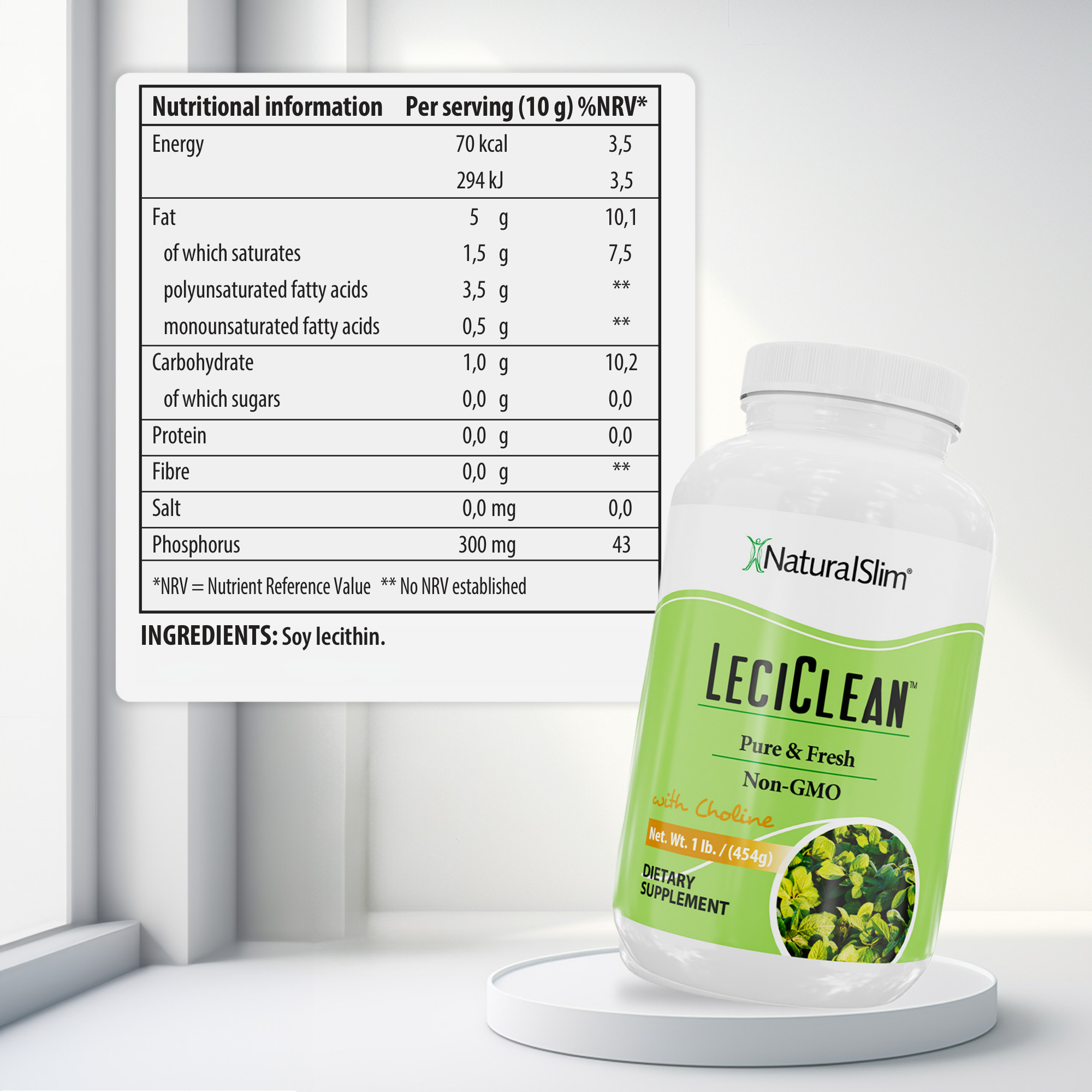 LeciClean nutritional information [facts]