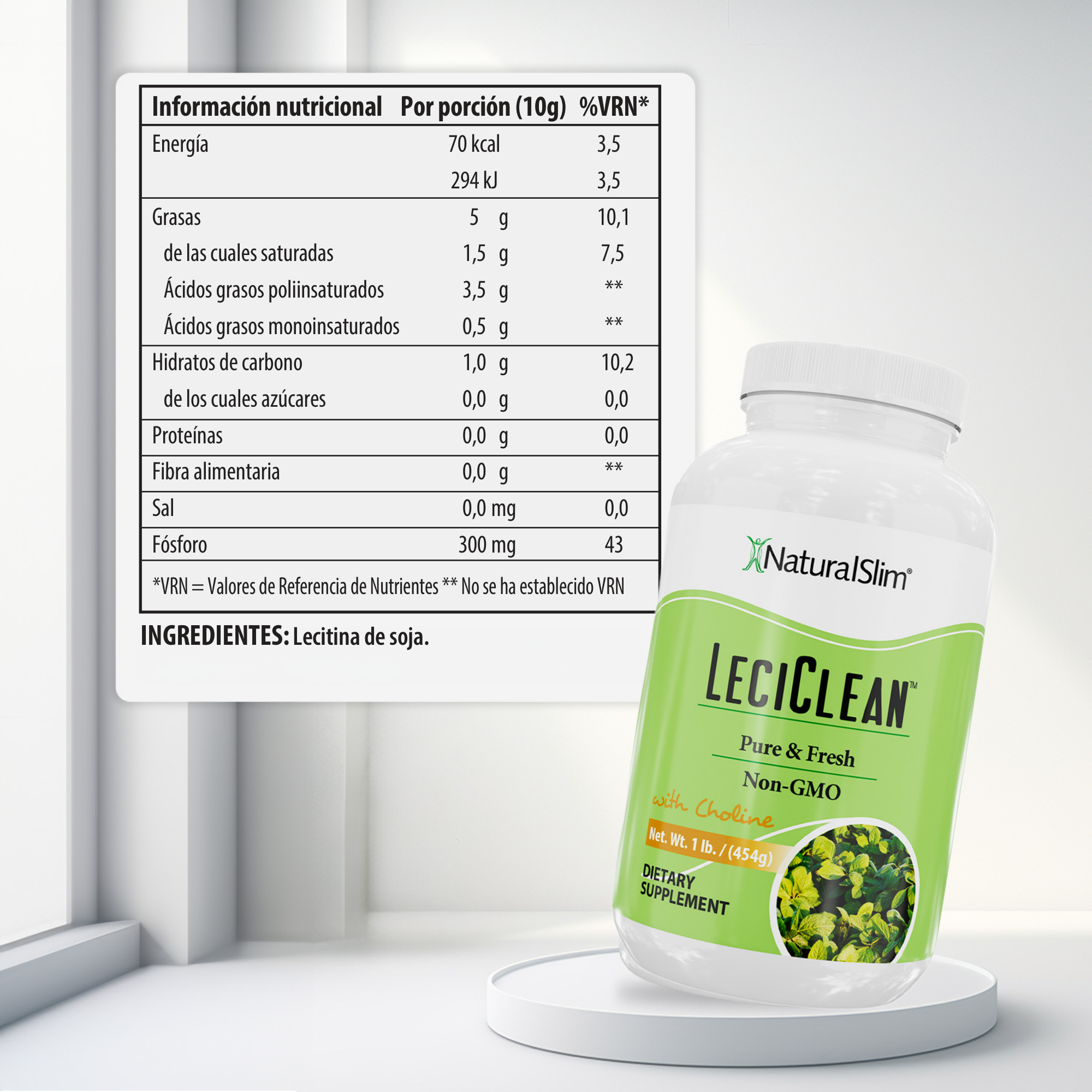 LeciClean información nutricional [facts:es]