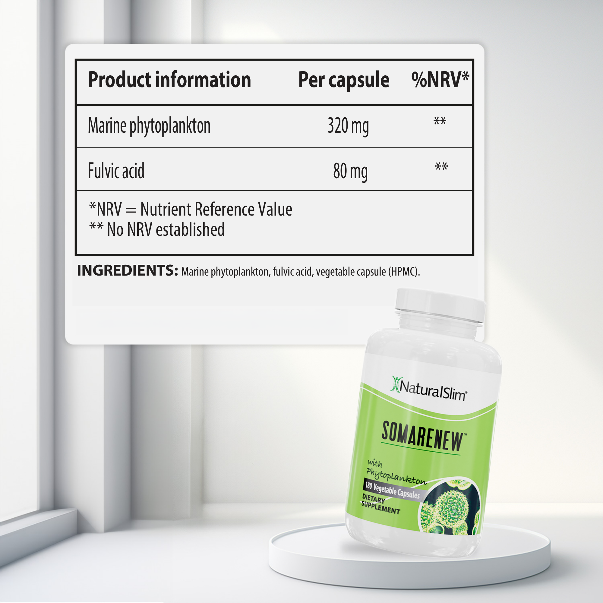 SomaRenew nutritional information [facts]