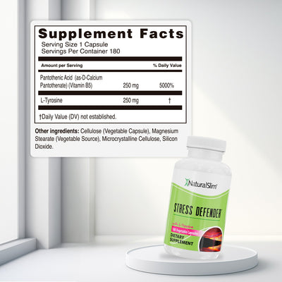 STRESS DEFENDER™ | Con Vitamina B5 y L-Tirosina