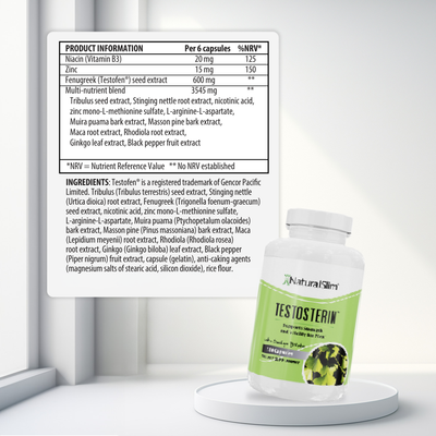 Testosterin nutritional information